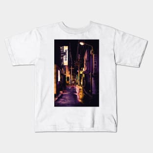 Tokyo Nightscape - Aesthetic Cityscape of Japan Kids T-Shirt